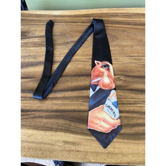 Vintage Joe Camel Men's Tie Camel Lights Synthetic 58" Savvy USA - Picture 1 of 11